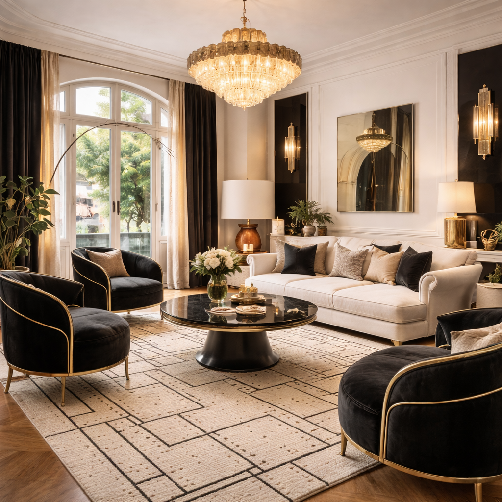 salon art deco pilotage de projet